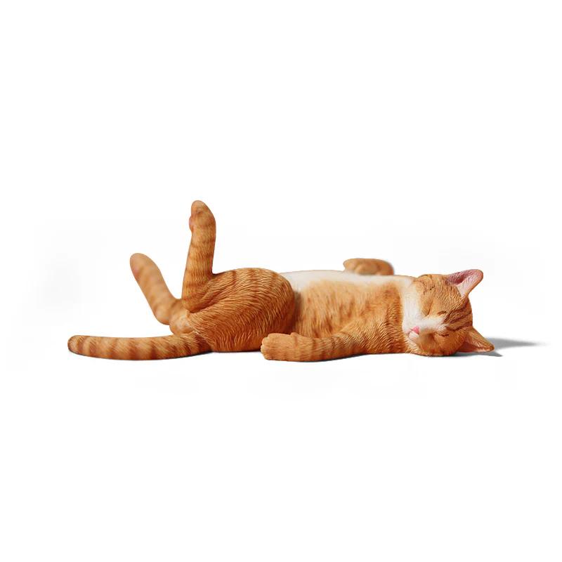 ダンスク 眠れる猫の置物(大) 眠る猫 光る猫の置物】ねこ ネコ 猫 インテリアライト かわいい LED