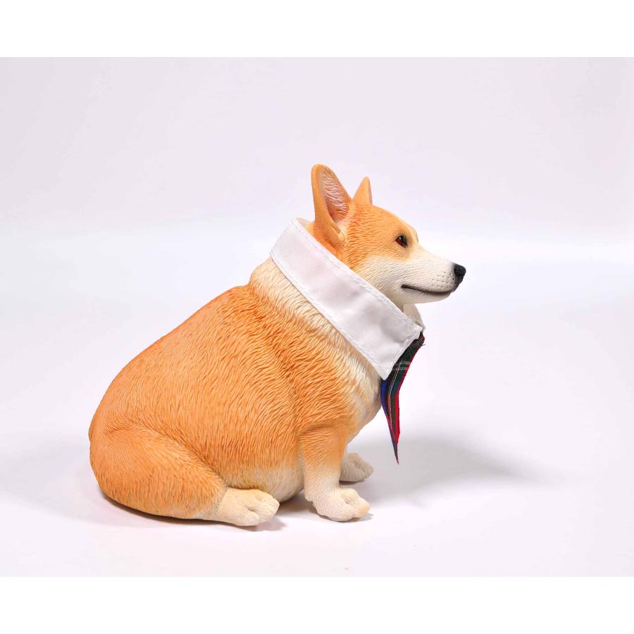 1/6サイズ 太っちょ レッド色のウェルシュ・コーギー・ペンブローク犬