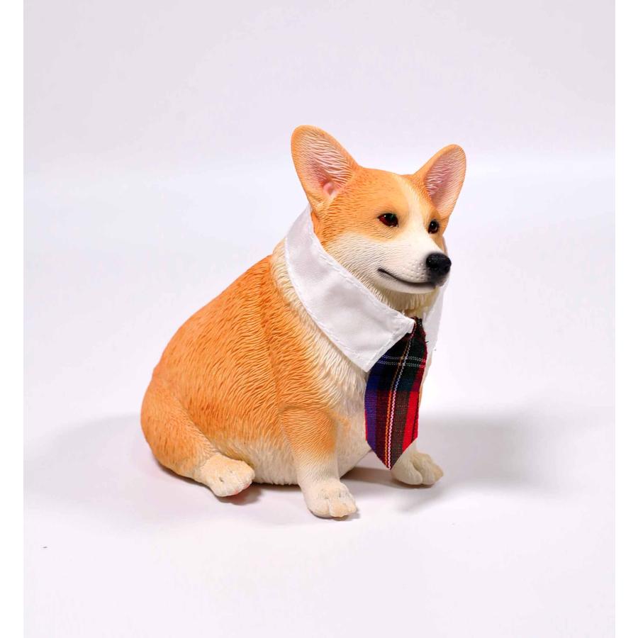 1/6サイズ 太っちょ レッド色のウェルシュ・コーギー・ペンブローク犬