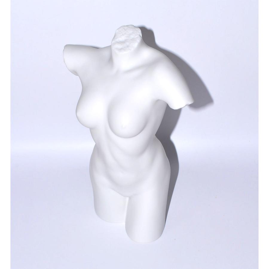 セール！即納！ヌードの女性 トルソー 磁器製彫像 艶消し置物装飾