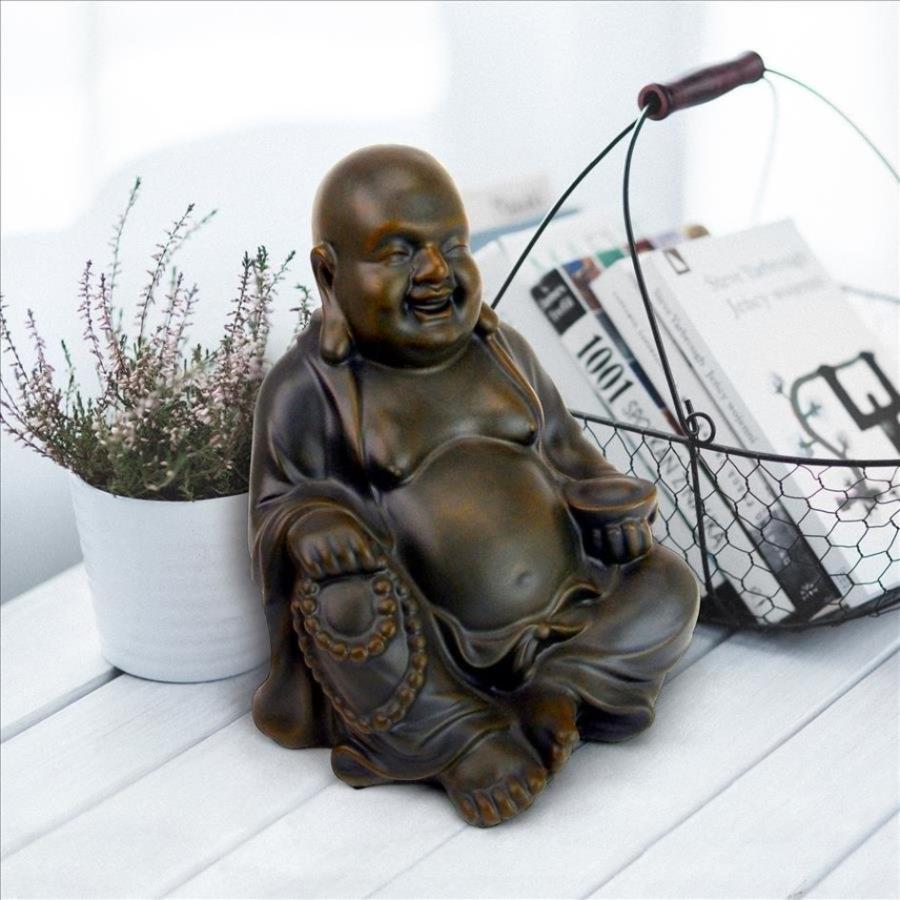 笑う幸運な仏僧 布袋尊彫像 東洋彫刻/七福神 布袋尊 開運招福 金 笑う幸運な仏僧 布袋尊彫像 東洋彫刻/七福神 布袋尊 開運招福 金