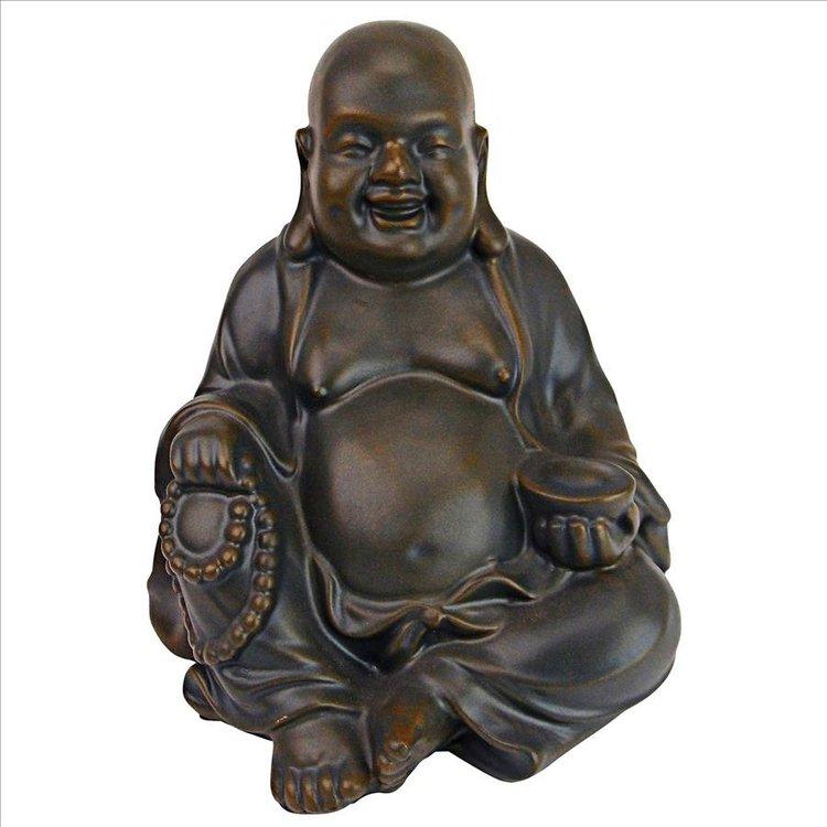 笑う幸運な仏僧 布袋尊彫像 東洋彫刻/七福神 布袋尊 開運招福 金 笑う幸運な仏僧 布袋尊彫像 東洋彫刻/七福神 布袋尊 開運招福 金