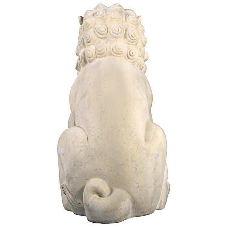 中国 紫禁城 天子諌言の雌狛犬（唐獅子）彫像 彫刻/ 装飾置物 玄関