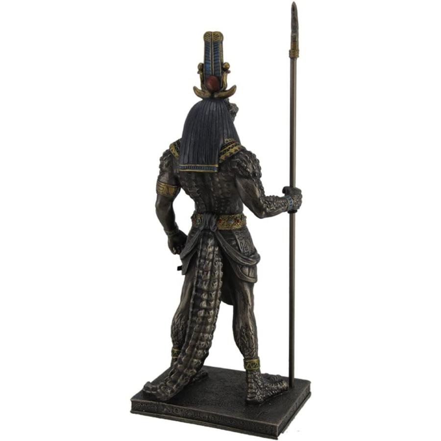 古代エジプト クロコダイル ナイルの神 セベク神 ブロンズ風 古代エジプト クロコダイル ナイルの神 セベク神 ブロンズ風