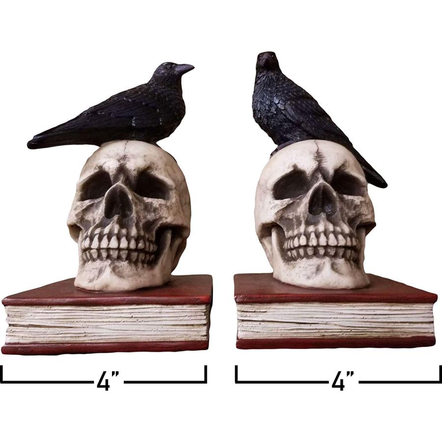 殺人とミステリー - ワタリカラスが乗った、スカル頭蓋骨 ブック 殺人とミステリー - ワタリカラスが乗った、スカル頭蓋骨 ブック