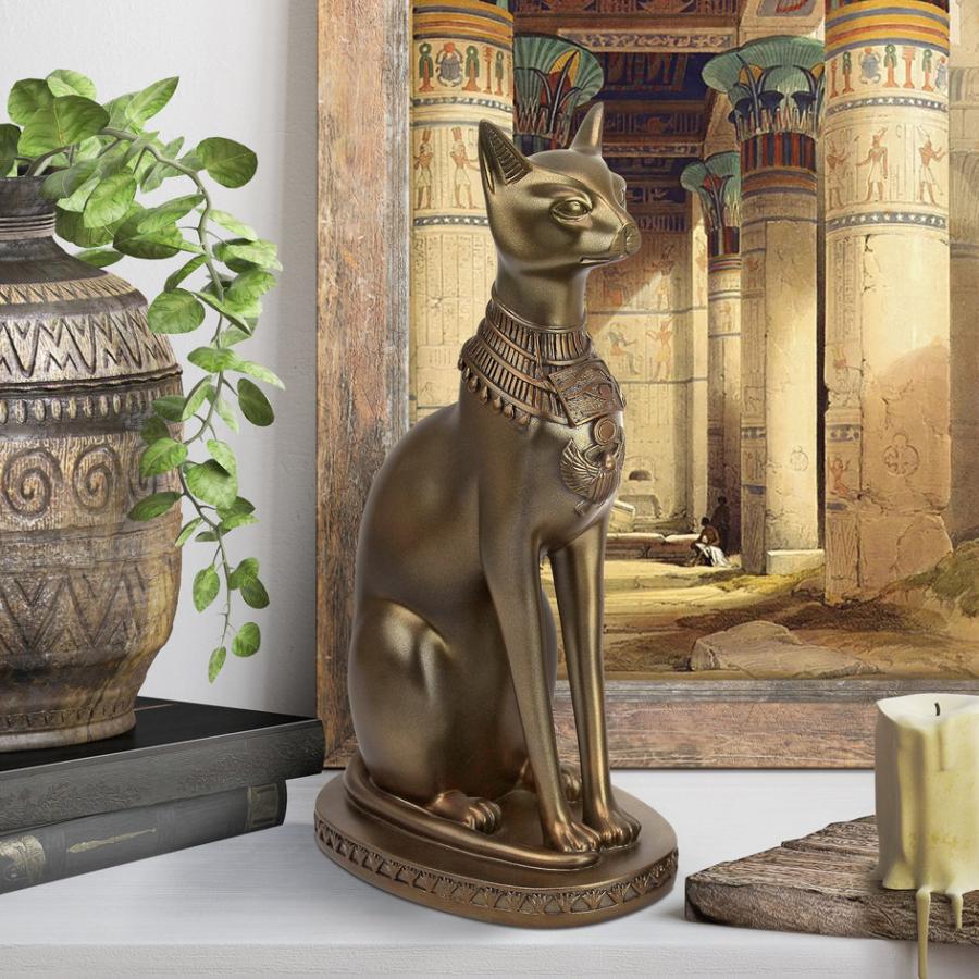 少し大きな(約29cm)バステト神、古代エジプト 猫の女神像 少し大きな(約29cm)バステト神、古代エジプト 猫の女神像