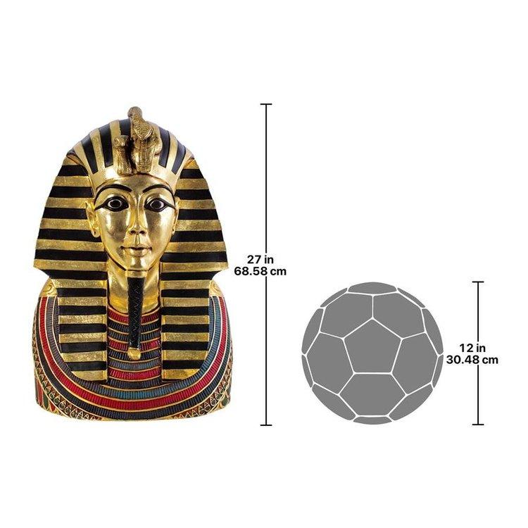 古代エジプト ツタンカーメンの黄金のマスク胸像 壁彫刻 彫像 古代エジプト ツタンカーメンの黄金のマスク胸像 壁彫刻 彫像