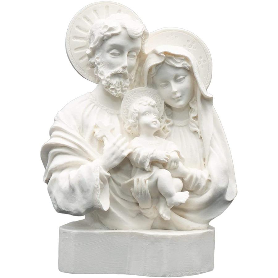 セール！即納！聖家族彫像 彫刻：アラバスター製 ハンドメイド・インテリア置物 カトリック教会 祭壇 書斎（輸入品) | 