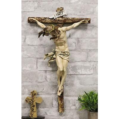 クラシック ルネサンス風 十字架彫像 サイズ50.8cm彫刻 宗教ギフト カトリック祭壇装飾 リビング 書斎 贈り物 輸入品_1