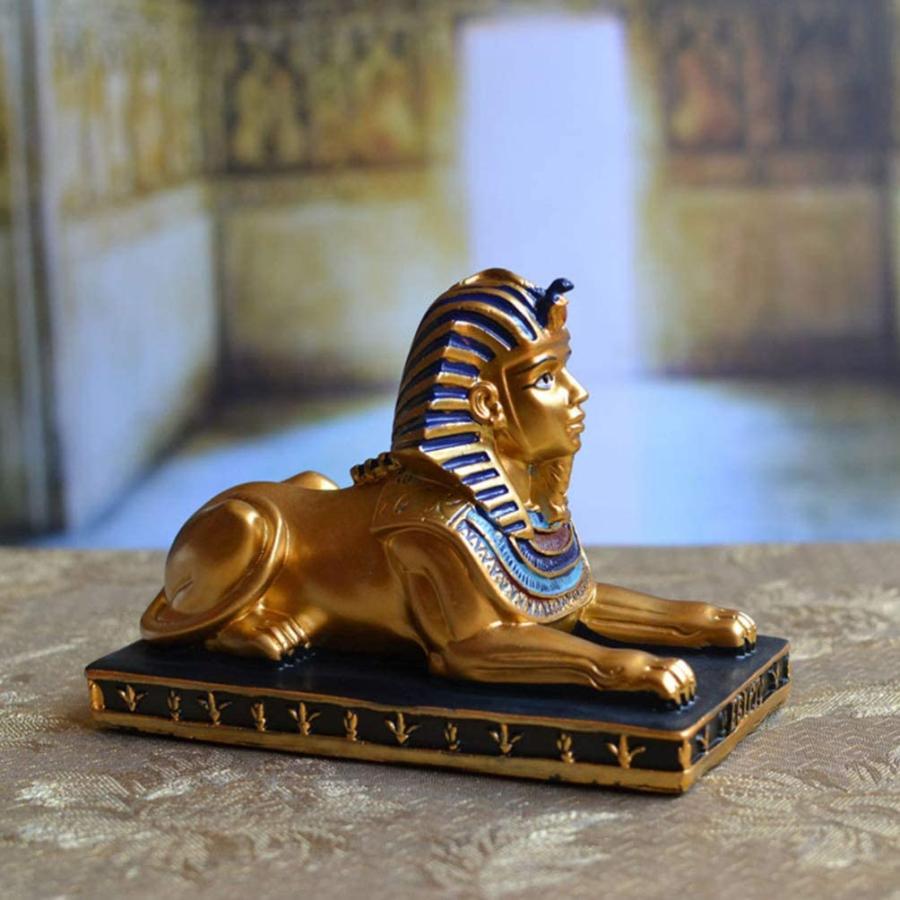 古代エジプトのスフィンクス彫像、エジプトの神々 砂漠の廃墟 古代エジプトのスフィンクス彫像、エジプトの神々 砂漠の廃墟