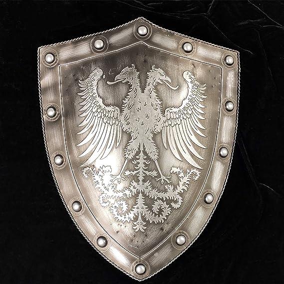 中世神聖ローマ帝国の盾（楯）ディスプレイシールド壁装飾 ダブル