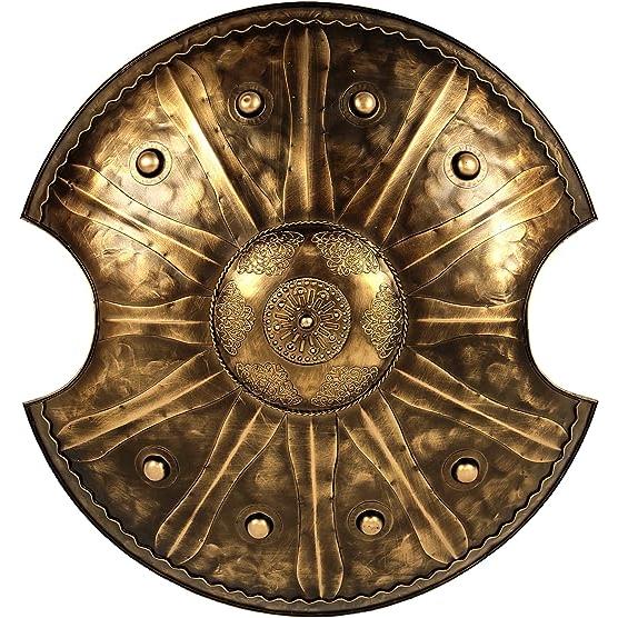 古代ギリシャの盾 レプリカ アンティーク 直径48cm 金属 古代ギリシャ