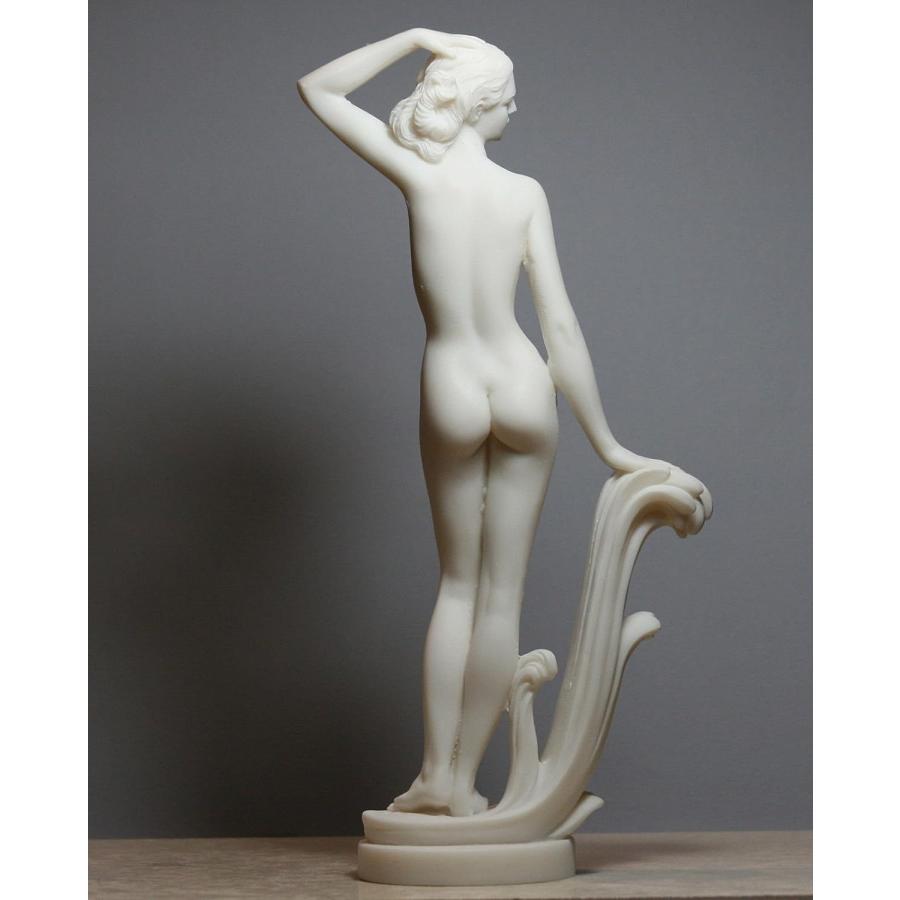 女神アフロディーテ ヴィーナス彫像 ヌード女性 立っている裸婦アラバスター彫刻 ホーム贈り物輸入品｜romando｜05