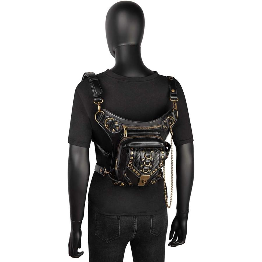 ハロウィン スチームパンク風 レトロ オートバイ・バッグ レディース