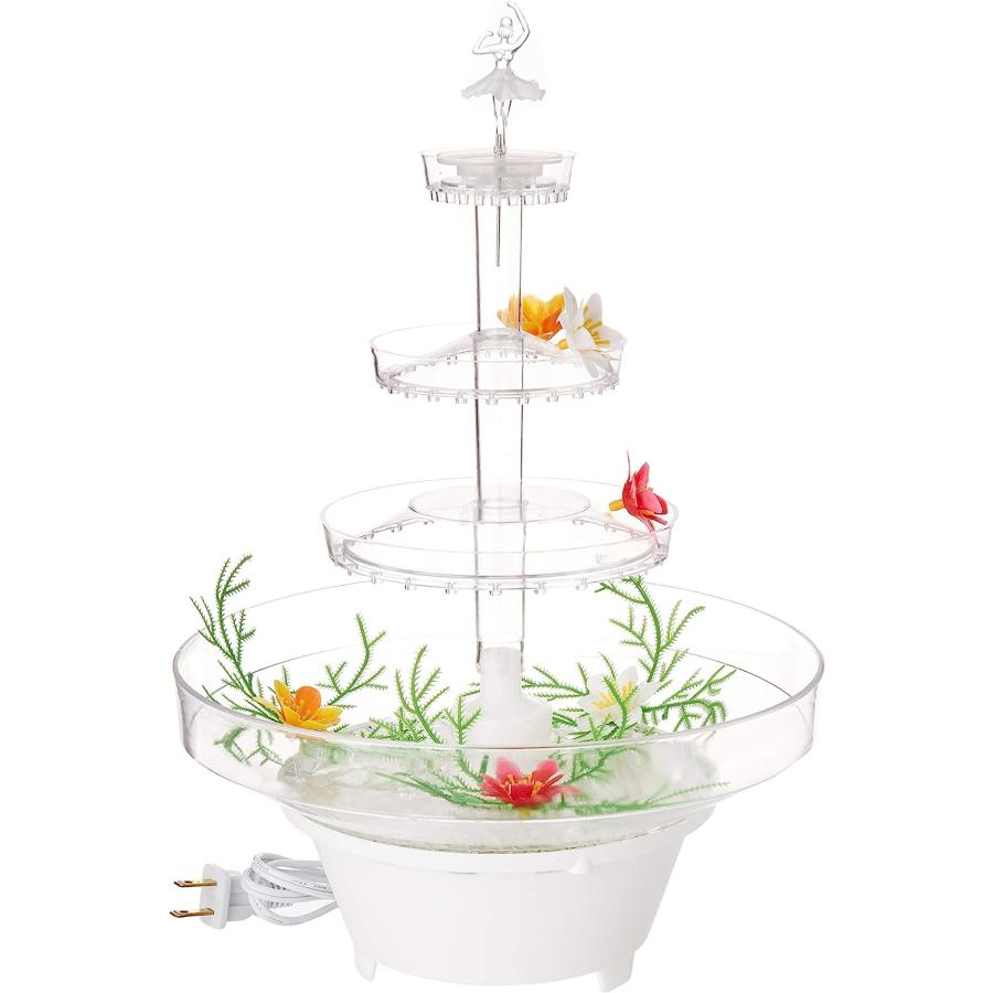高さ33cm 照明付きライトアップ・プラスチック噴水 結婚式 高さ33cm 照明付きライトアップ・プラスチック噴水 結婚式
