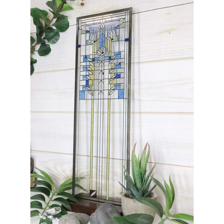 フランク・ロイド・ライト作「睡蓮」ステンドグラス・装飾置物（輸入品） フランク・ロイド・ライト作「睡蓮」ステンドグラス・装飾置物