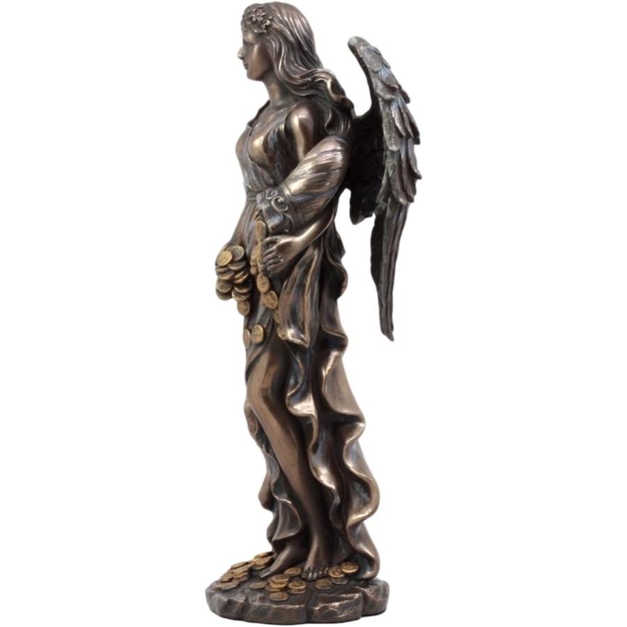 古代ローマ ギリシャの幸運の女神 豊かな金貨を持ったフォルトゥーナ