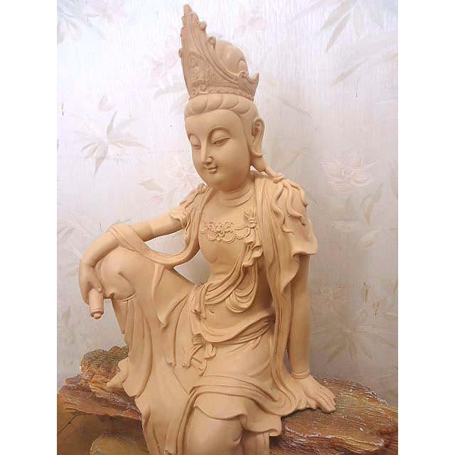 セール！即納！ 観自在菩薩彫像 仏像彫刻 インテリア装飾 大慈悲 般若