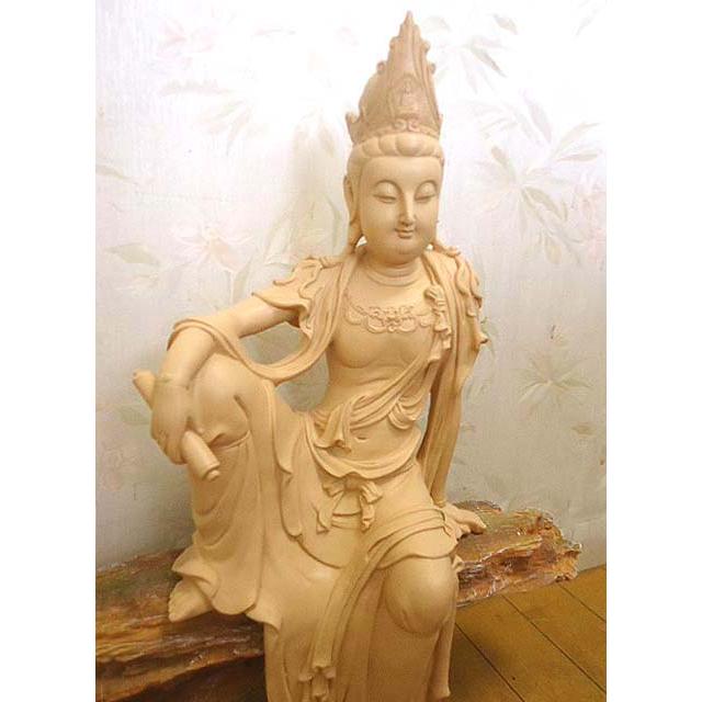 セール！即納！ 観自在菩薩彫像 仏像彫刻 インテリア装飾 大慈悲 般若