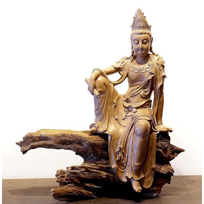 セール！即納！ 観自在菩薩彫像 仏像彫刻 インテリア装飾 大慈悲