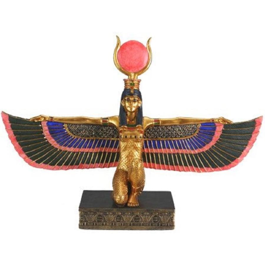 古代エジプト 翼を開いた女神イシス神彫像 魔法の女神 イテリア 古代エジプト 翼を開いた女神イシス神彫像 魔法の女神 イテリア