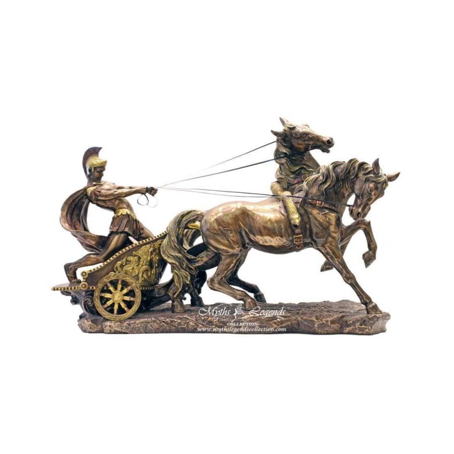 ローマ時代のチャリオット(戦闘用馬車)ブロンズ風仕上げ/ 古代 ローマ時代のチャリオット(戦闘用馬車)ブロンズ風仕上げ/ 古代
