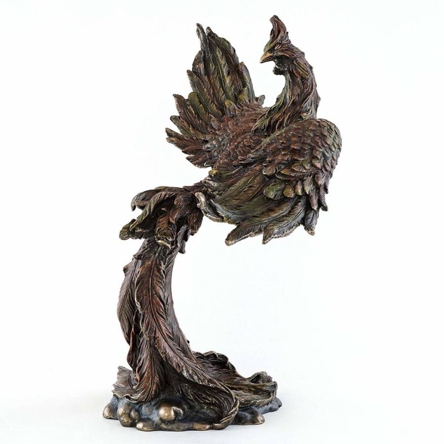 不死鳥 伝説の飛翔するフェニックス 彫刻 彫像 ポイニクス 紋章