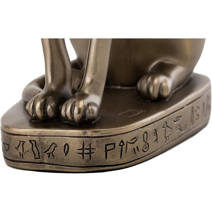 古代エジプト猫神像 座るバステト神 彫像 彫刻オブジェ ブロンズ 古代エジプト猫神像 座るバステト神 彫像 彫刻オブジェ ブロンズ