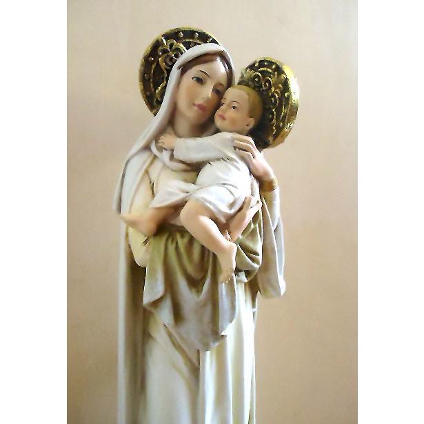 愛すべき御母 聖母マリアとキリスト彫像 カトリック教会 祭壇 洗礼