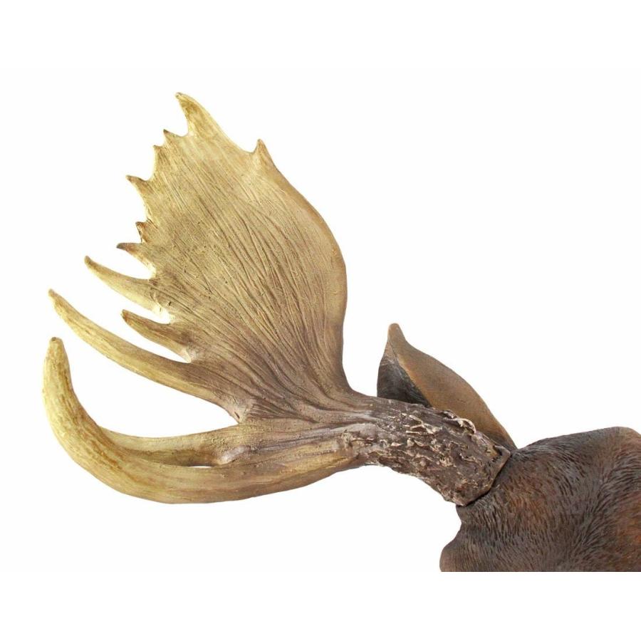 北米大陸のヘラジカ (ムース) 頭部 壁掛け彫像 彫刻(輸入品 北米大陸のヘラジカ (ムース) 頭部 壁掛け彫像 彫刻(輸入品