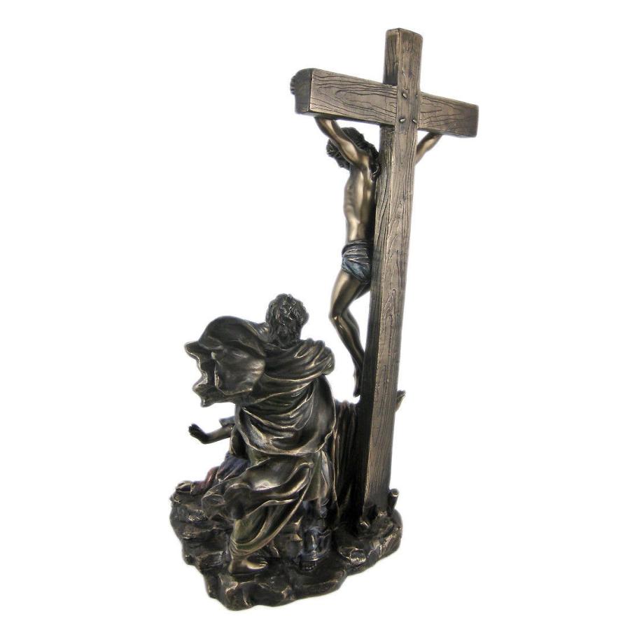 イエス・キリストの磔刑 ブロンズ風 彫像 彫刻 ヴェロネーゼ製 イエス・キリストの磔刑 ブロンズ風 彫像 彫刻 ヴェロネーゼ製
