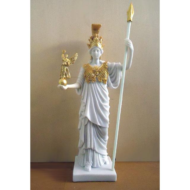 古代ギリシャ 知恵と戦争の神 彫像 アテネの守護神 アテナ女神 レジン