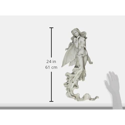 涼しげな妖精の壁掛けレリーフ彫刻 ブリアンナ夏の風の妖精 