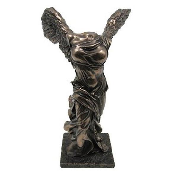 サモトラケのニケ/ギリシャ女神彫像/ブロンズ風彫刻（輸入品/ ヘレニズム期 勝利の女神 エーゲ海 ルーブル美術館（輸入品） :t8m054
