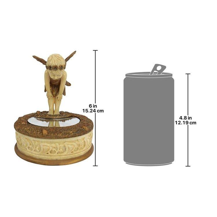 小さな妖精(フェアリー)小物入れ 彫像 彫刻/ シシリー・メアリー