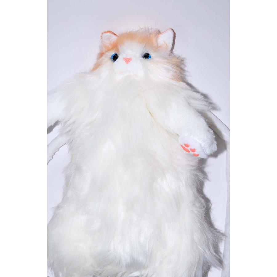 即納！ハンドメイド リアルな猫型リュック 猫のぬいぐるみペット好きな
