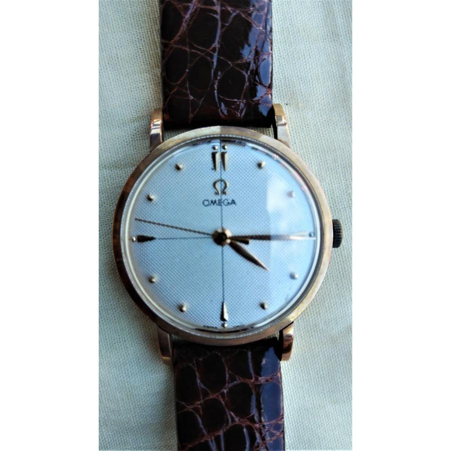着後レビューで 古いオメガ腕時計（金？）手巻動作品中古 メンズ腕時計