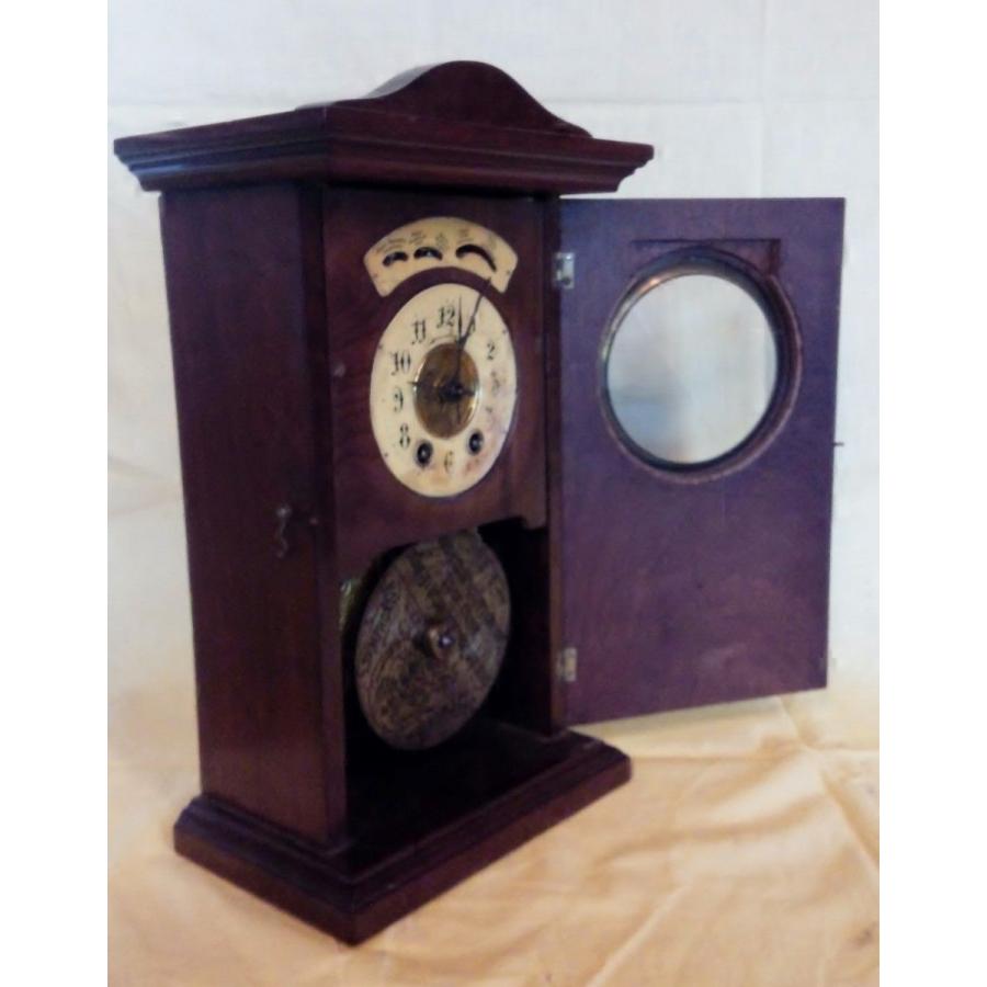 大珍品！！ディスクオルゴール付き時計（時代物骨董品・一点物）
