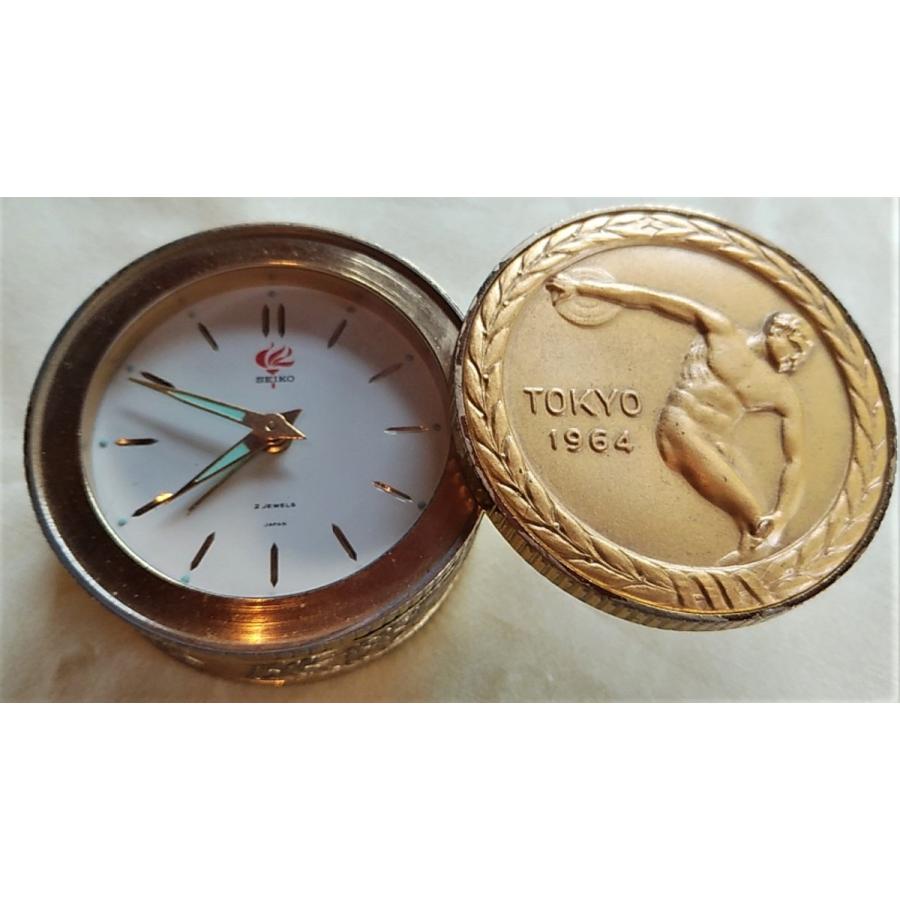 1964年東京五輪の記念時計（SEIKO社製 トラベル仕様） 中古動作品 