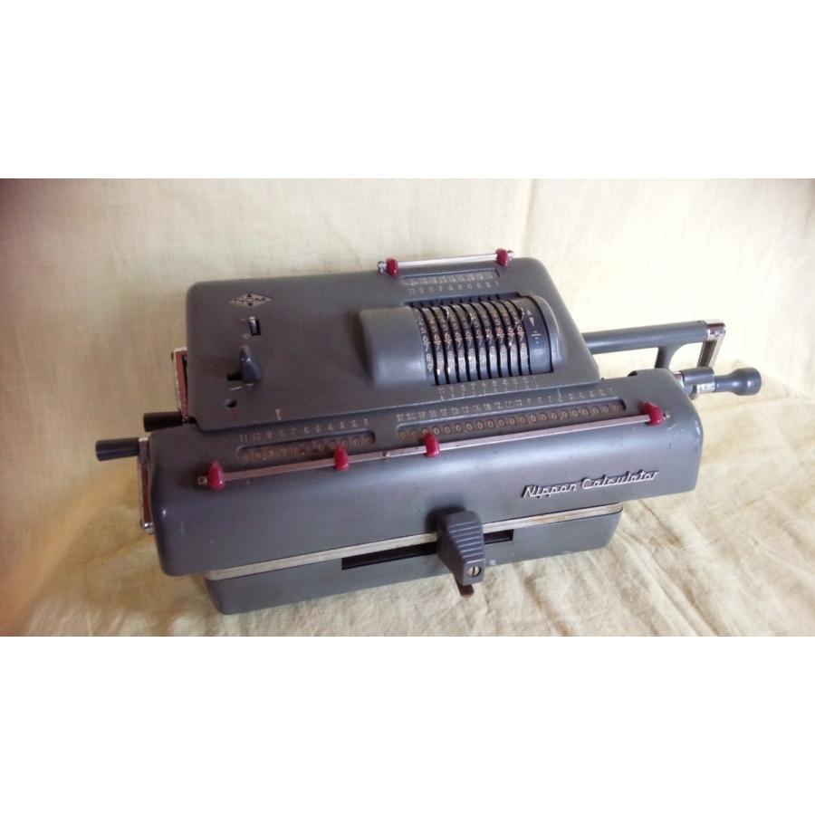 機械式手動計算機（日本計算器 レトロ） : アンティークス浪漫館プロ