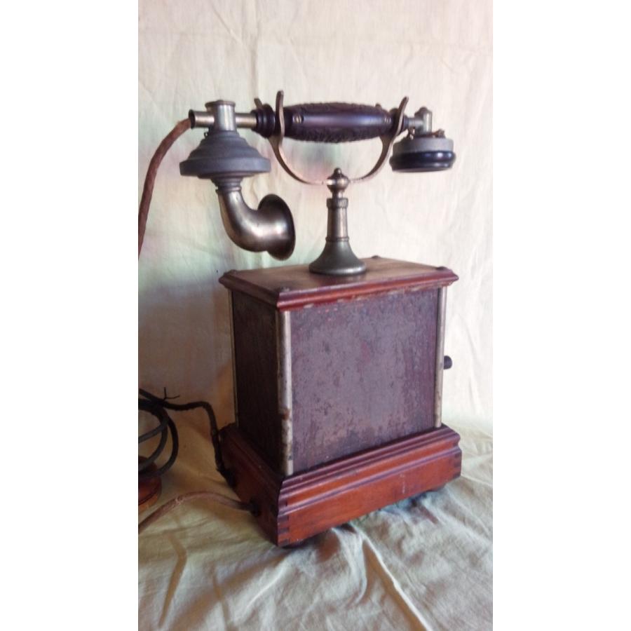 古い卓上電話機（デルビル型） : アンティークス浪漫館プロ - 通販