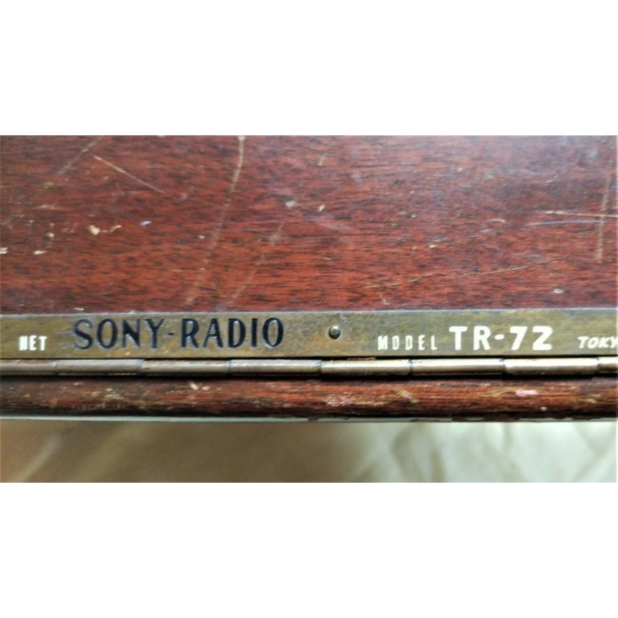 東京通信工業(SONY)トランジスタラジオ TR-72 中古 要整備 東京通信工業(SONY)トランジスタラジオ TR-72 中古 要整備