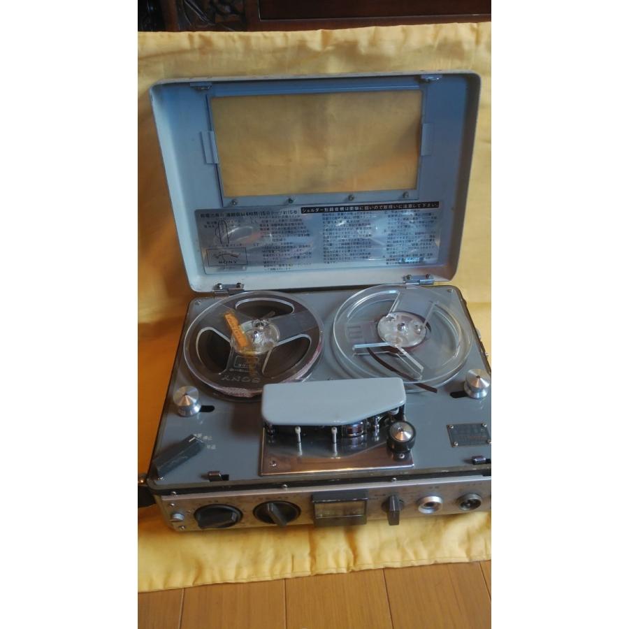 ソニーオープンリール肩掛録音機PT-5形(デンスケ)中古 ソニーオープンリール肩掛録音機PT-5形(デンスケ)中古