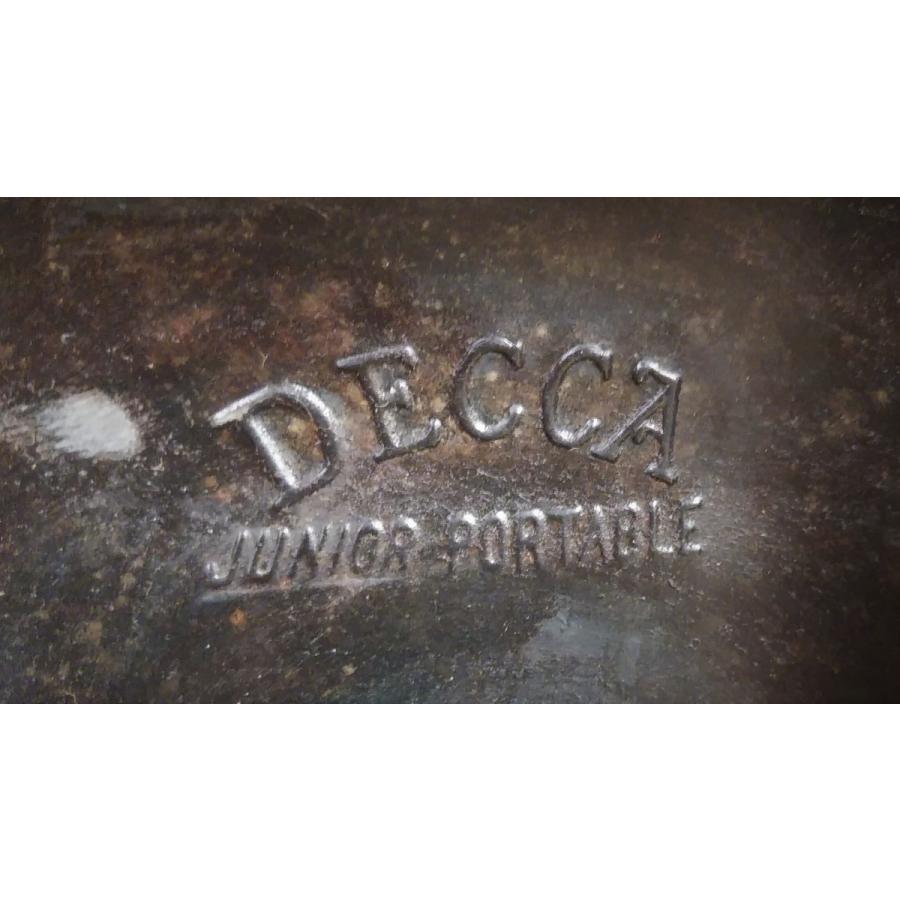 名門 デッカ携帯蓄音機 ジュニアポータブル 中古動作品 : アンティーク