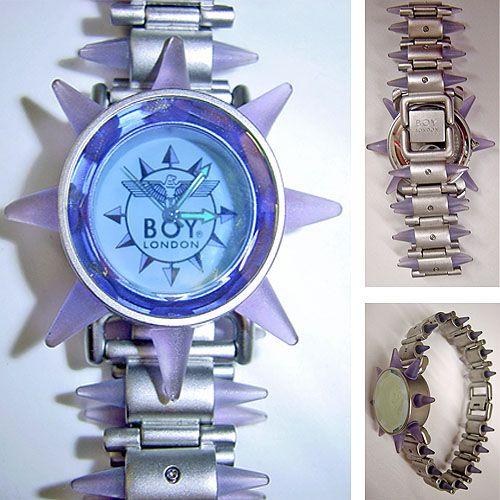 BOY LONDON Vintage SPIKY CLUBBING UV WATCH ボーイロンドン スパイキー時計 boy120