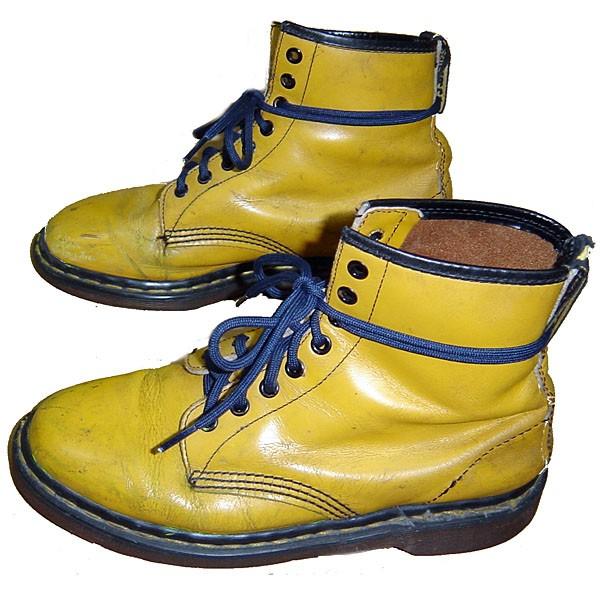 Dr.Martens 英国製 ドクターマーチン 8EYE BOOTS YELLOW 8ホール Dr.Martens 英国製 ドクターマーチン 8EYE BOOTS YELLOW 8ホール
