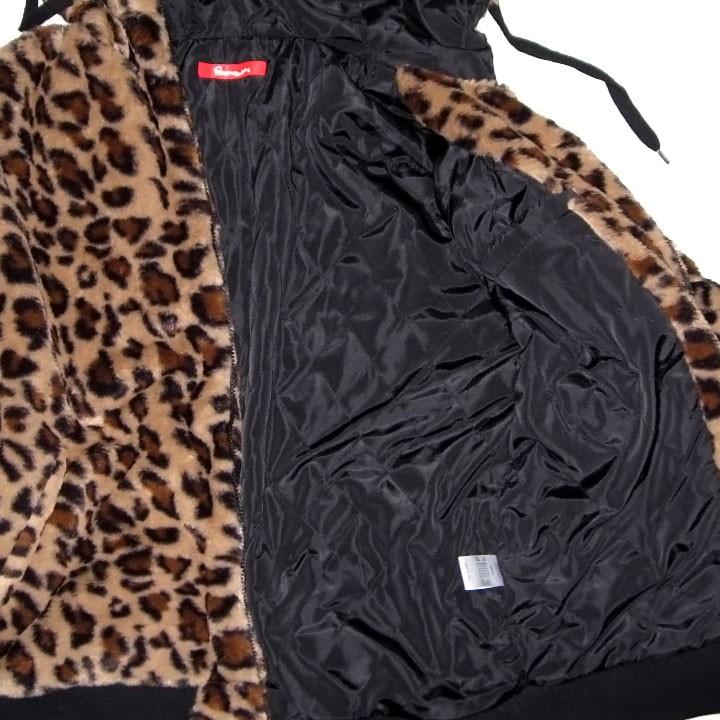 ROMANTIC NEUROSIS Leopard Faux Fur Hooded Jacket ロマンチック