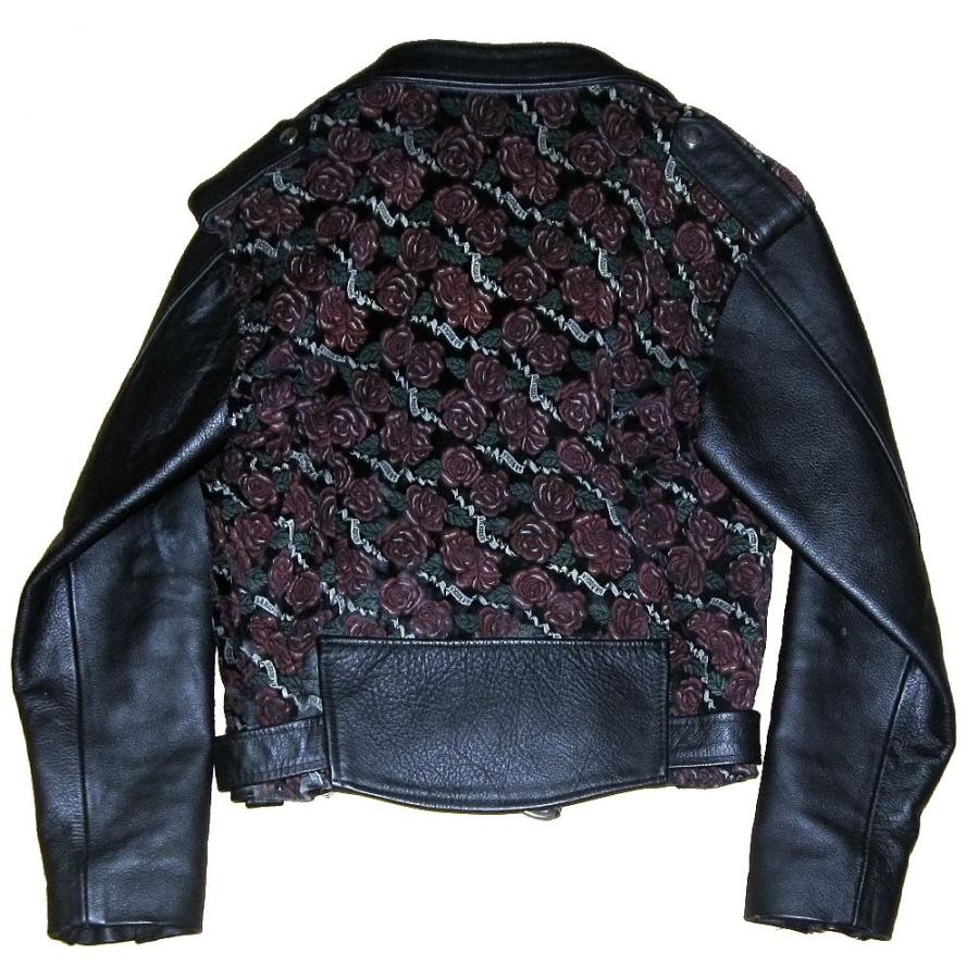JOHNSONS・LA ROCKA! VINTAGE Riders Jacket Rose ラロッカ 薔薇