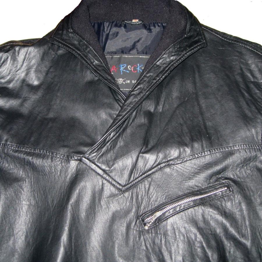 JOHNSONS LA ROCKA! VINTAGE Leather Pullover Jacket ラロッカ プル