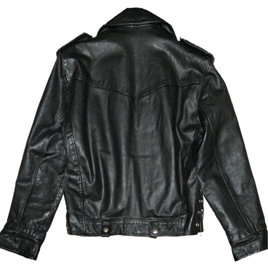 La Rocka! / JOHNSONS 80’s VINTAGE Velvet Trimmimg PIRATES BIKER JACKET ラロッカ  レザージャケット ライダース 革ジャン（皮ジャン）